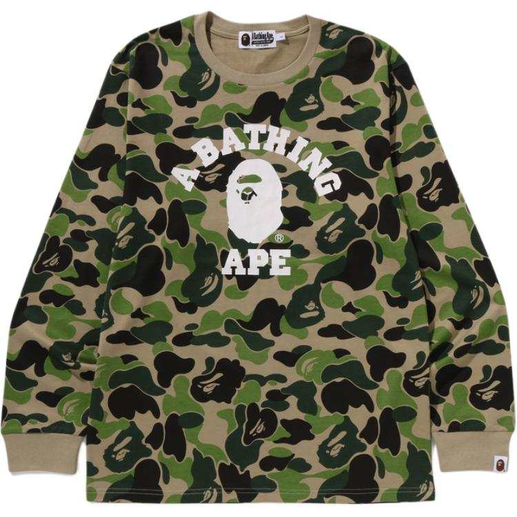 A Bathing Ape camouflage-print long sleeve T-shirt