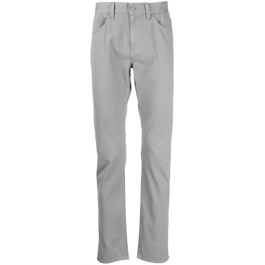 HUGO BOSS Jeans Men's Silver Moderate Straight Fit Pants