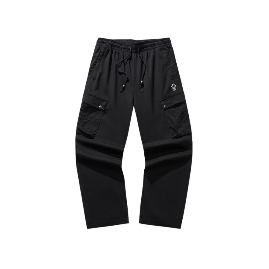 ANTA Anta Woven Casual Pants Unisex Basic Black