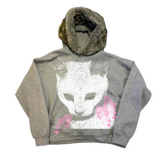 PAIKI Sweatshirts Unisex Heather Gray Hooded Moderate Regular