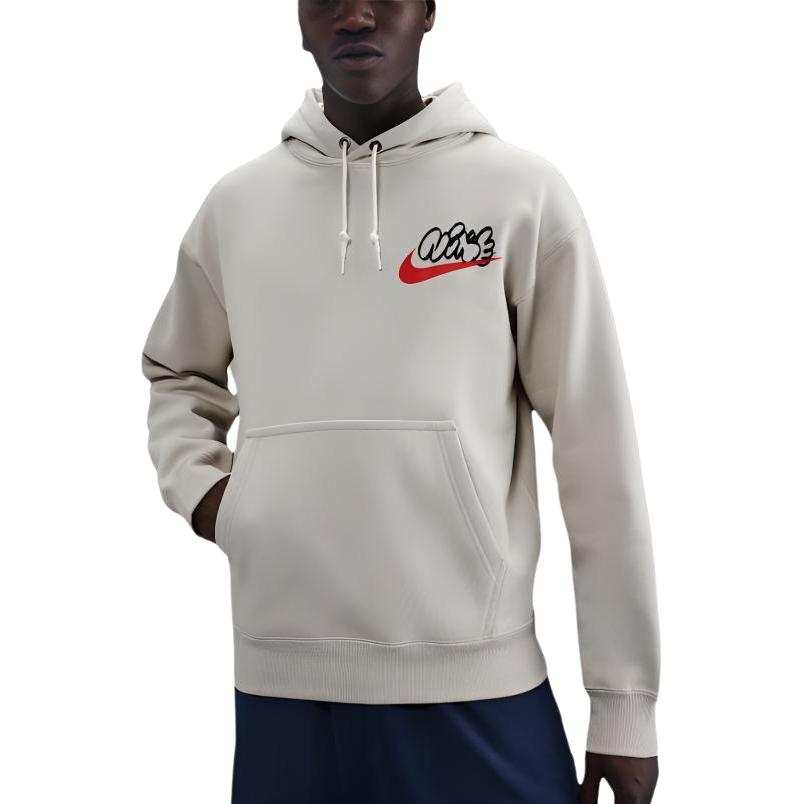 Nike Nike swoosh-graphic long-sleeve hoodie