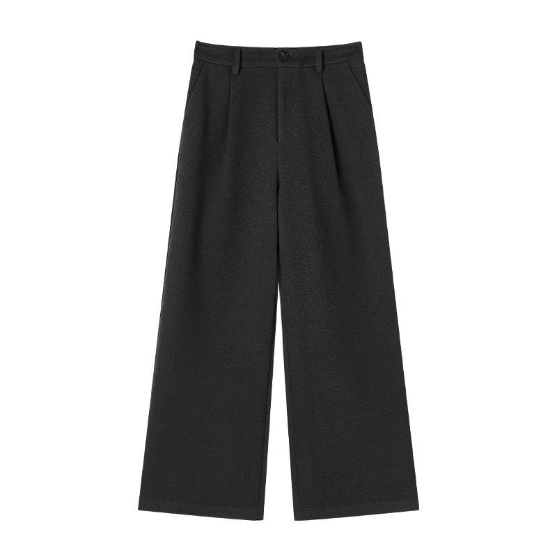 XIANGYING Casual Pants Women's Lava Gray Moderate Straight Fit Pants