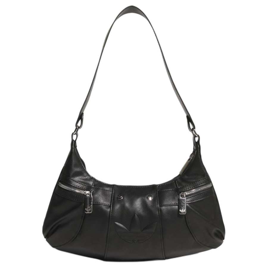 Adidas Originals Trefoil Polyurethane Shoulder Bag Women's Black