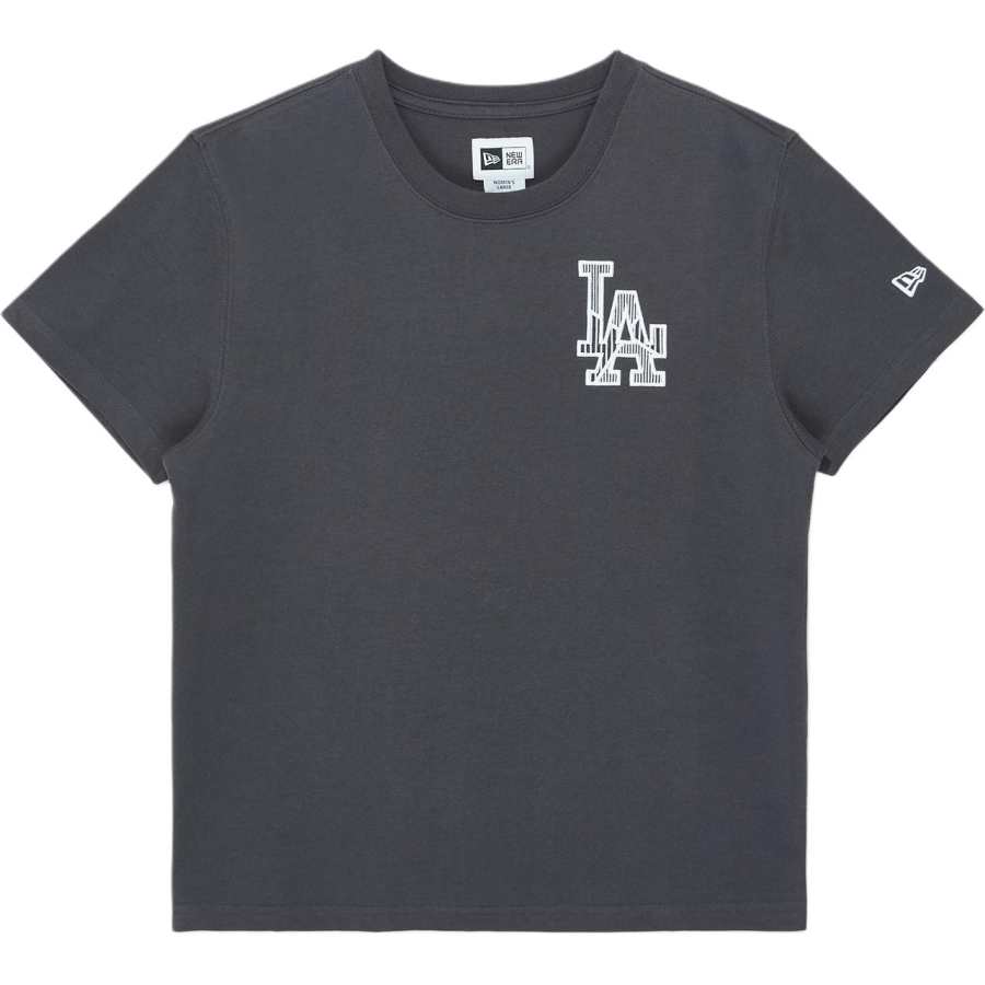 New Era T Shirts Women's Dark Gray Crew Neck