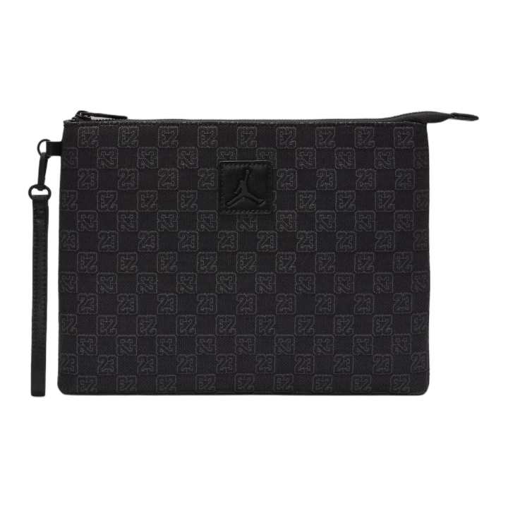 Jordan Jordan Monogram Polyester Clutch Unisex Black