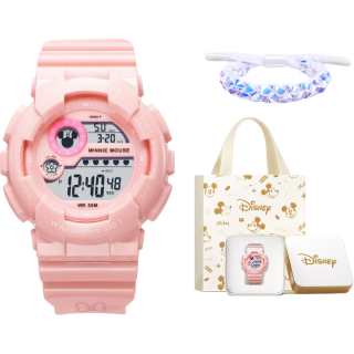 Disney Mickey Mouse Quartz Movement Women's Watch Pink Watch Dial Exquisite Box