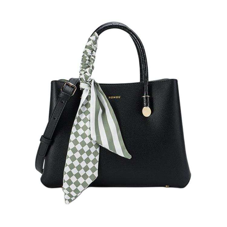 HONGU Cow Leather Handbag Regular Women's Multicolor