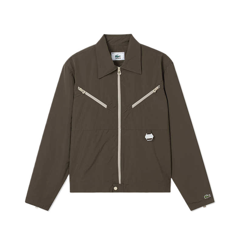 LACOSTE LACOSTE Jackets Men's A1Y/Umber/Khaki Lapel Moderate Other