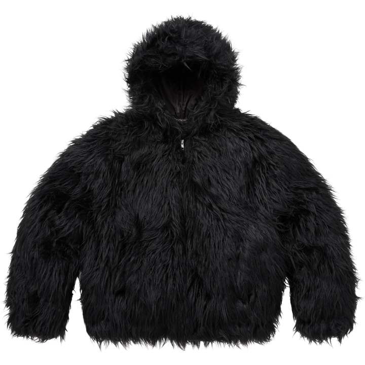 Supreme Supreme x Y's By Yohji Yamamoto/, FW25 WEEK3 Faux Fur WINDSTOPPER Hooded Jacket Unisex
