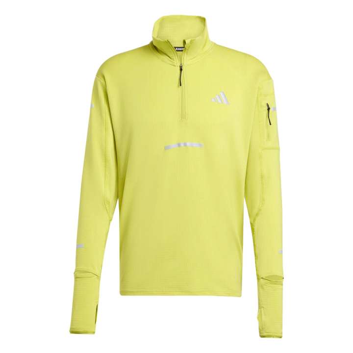 Adidas Adidas CLIMAWARM ADI365 RUNNING T Shirt Men's Soft Lime Green