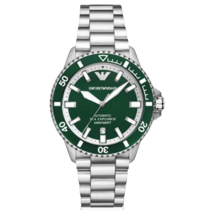 EMPORIO ARMANI Ocean Exploration Collection Wrist Watches Automatic Mechanical Movement Stainless Steel Strap 42.5mm