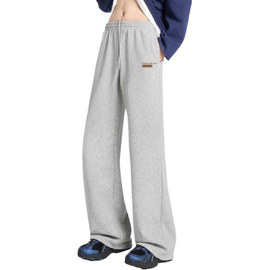 Tonlion Casual Pants Unisex Moderate Sweatpants