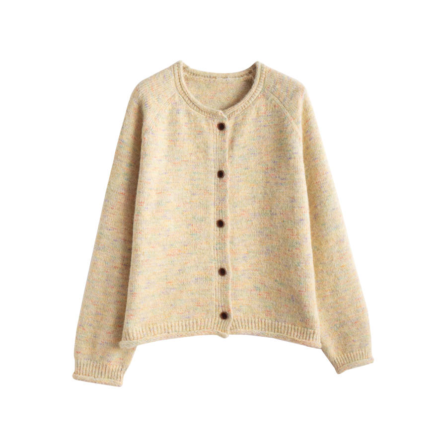 Tonlion Knitwear Women's Yellow Tone Crew Neck Moderate