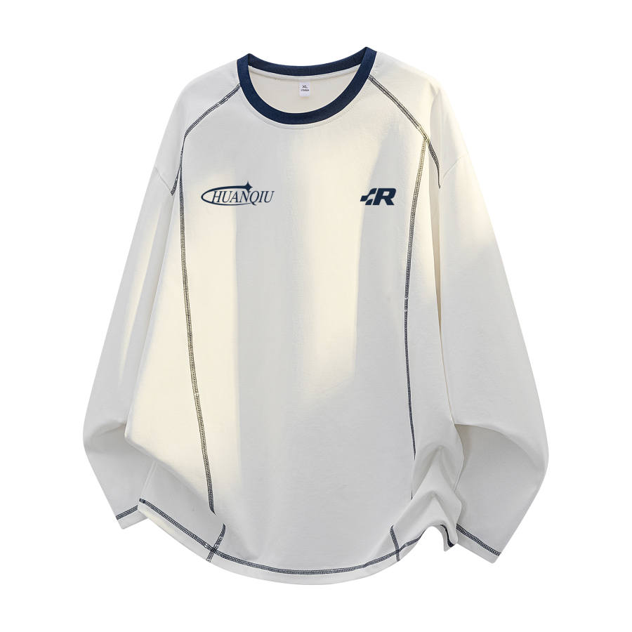 HUANQIU T Shirts Unisex Crew Neck Moderate Straight Fit