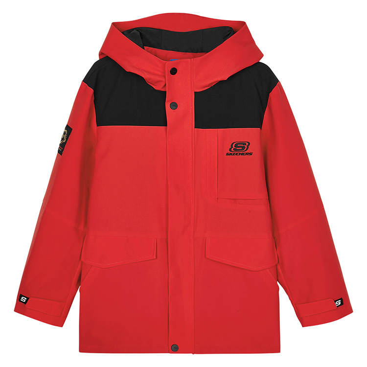 Skechers Padded Jacket 2 Piece Set Race Red Teenagers