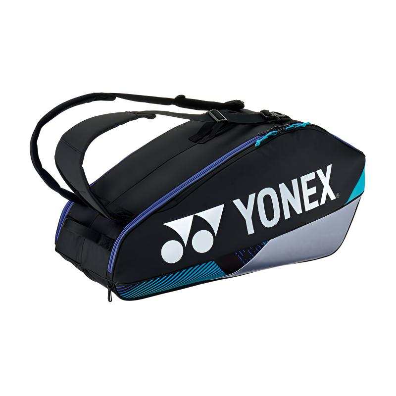 YONEX YONEX Textile, Artificial Leather Gym Bag Regular Unisex Black/Silver