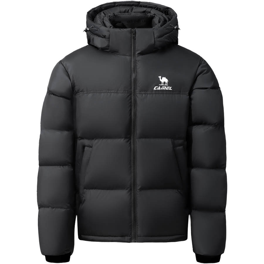 CAMEL CAMEL Down Jackets Unisex Detachable Hood Thickened Puffer Jacket