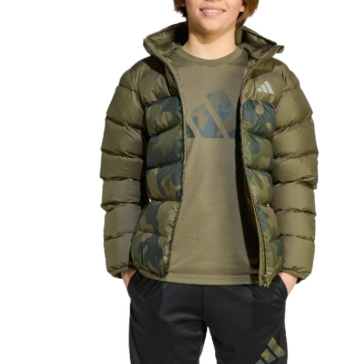 Adidas Adidas Kids Padded Jackets Hooded Thickened