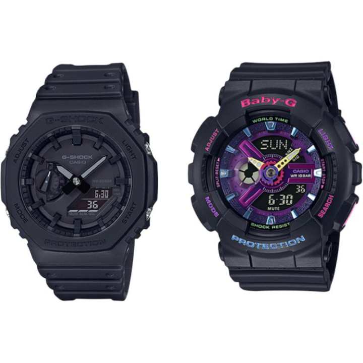 CASIO CASIO Unisex Pair Table Series Black Watch