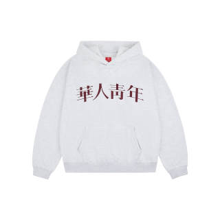OCCUPY Logo Sweatshirt Unisex Beige Gray