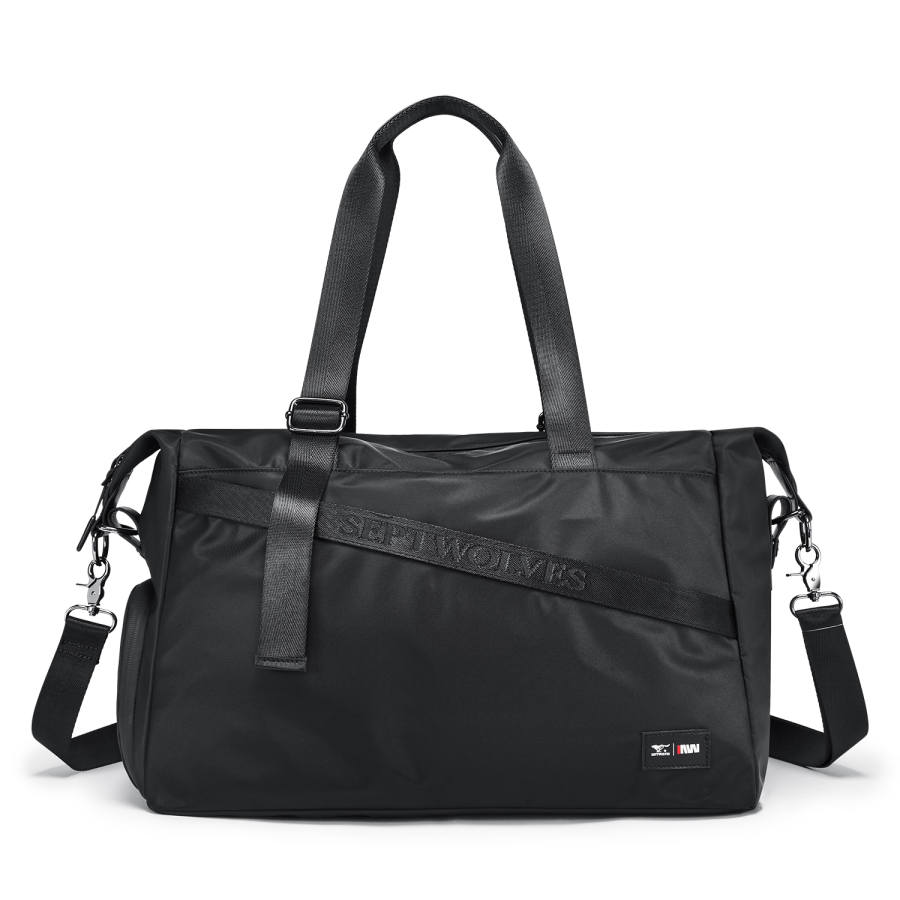 SEPTWOLVES SEPTWOLVES Fabric Gym Bag QPL Regular Unisex Black