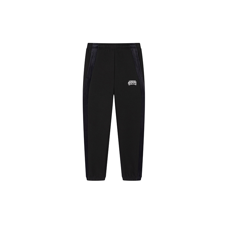 361° Knitted Sweatpants Men's Super Black Moderate Cuffed Pants