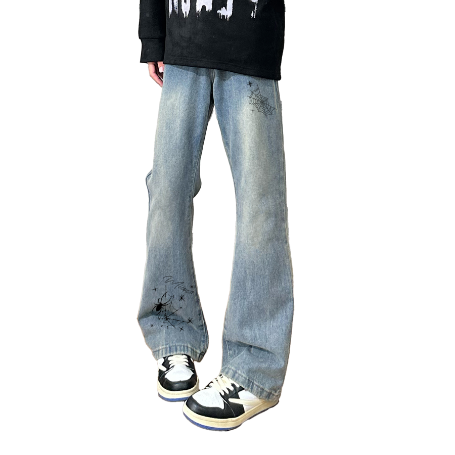 MIIOW Jeans Unisex Moderate Straight Fit Pants