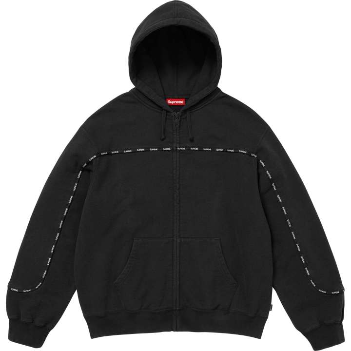 Supreme Supreme piping zip hoodie