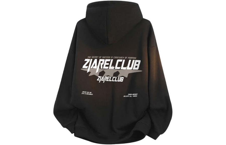 ZIAREL Sweatshirts Unisex Hooded Moderate Heavyweight