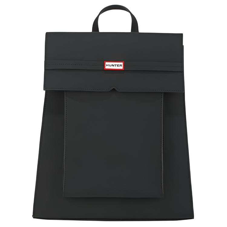 HUNTER Polyester Backpack Unisex Black