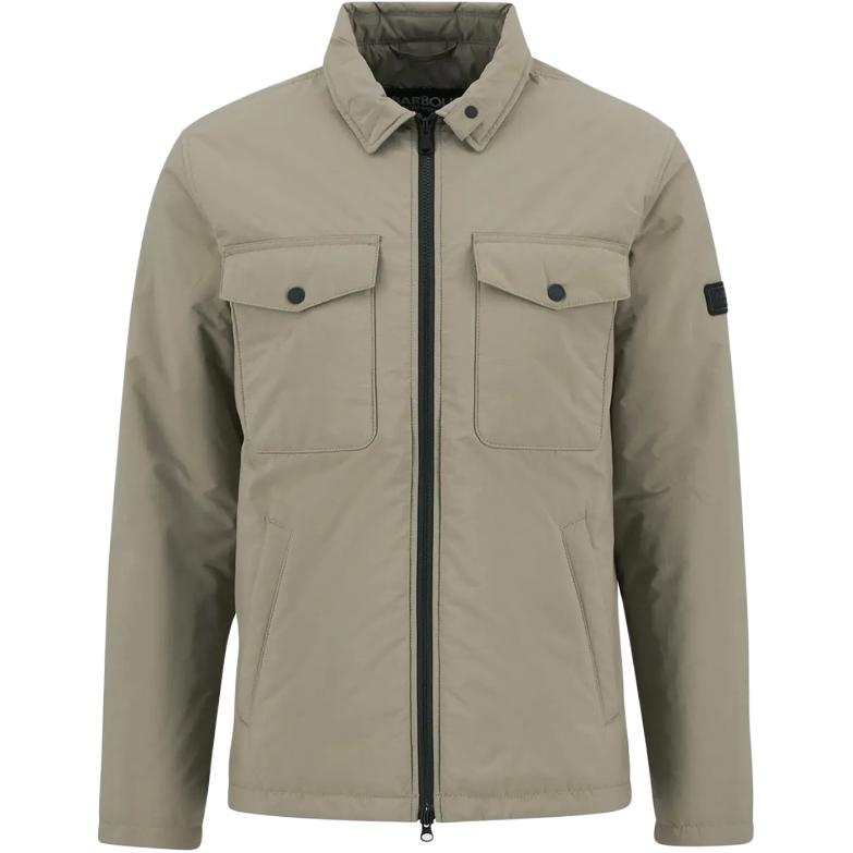 BARBOUR BARBOUR Puffer Jackets Men's Gray Lapel Moderate Other