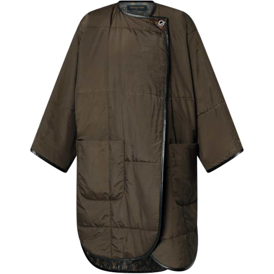 LOUIS VUITTON LOUIS VUITTON Quilted Toggle Detail Coat