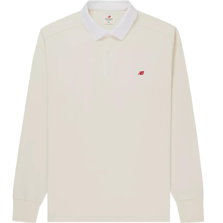 New Balance New Balance Made In USA Long Sleeve Polo Shirt Men's White