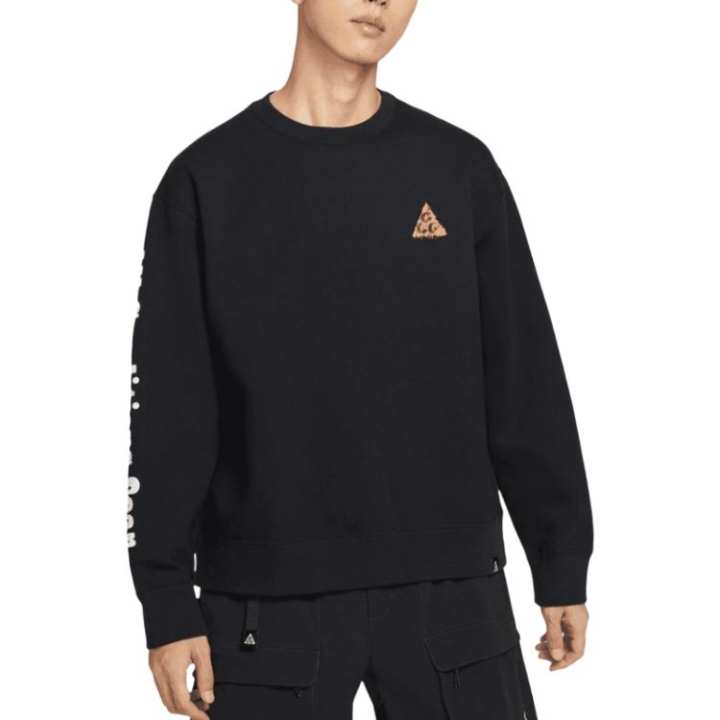 Nike Nike ACG Sweatshirts Men's Black Crew Neck Moderate