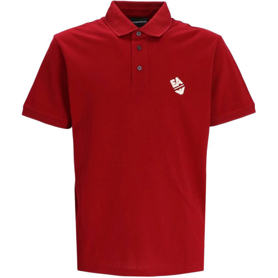 EMPORIO ARMANI Logo embroidered Polo Shirt