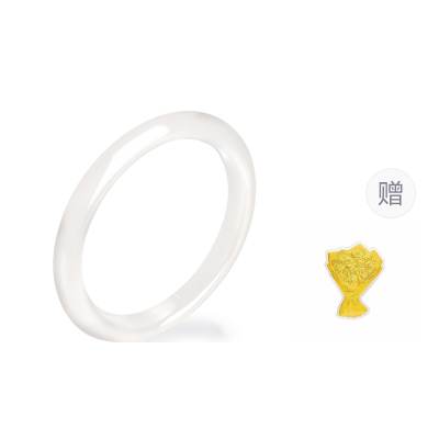 FEICUIWANGCHAO Natural Chalcedony Bangles Women's