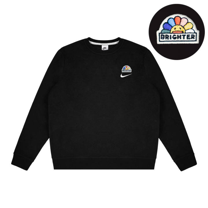 Nike Nike Dri Fit Sweatshirts Unisex Black Crew Neck Moderate Regular