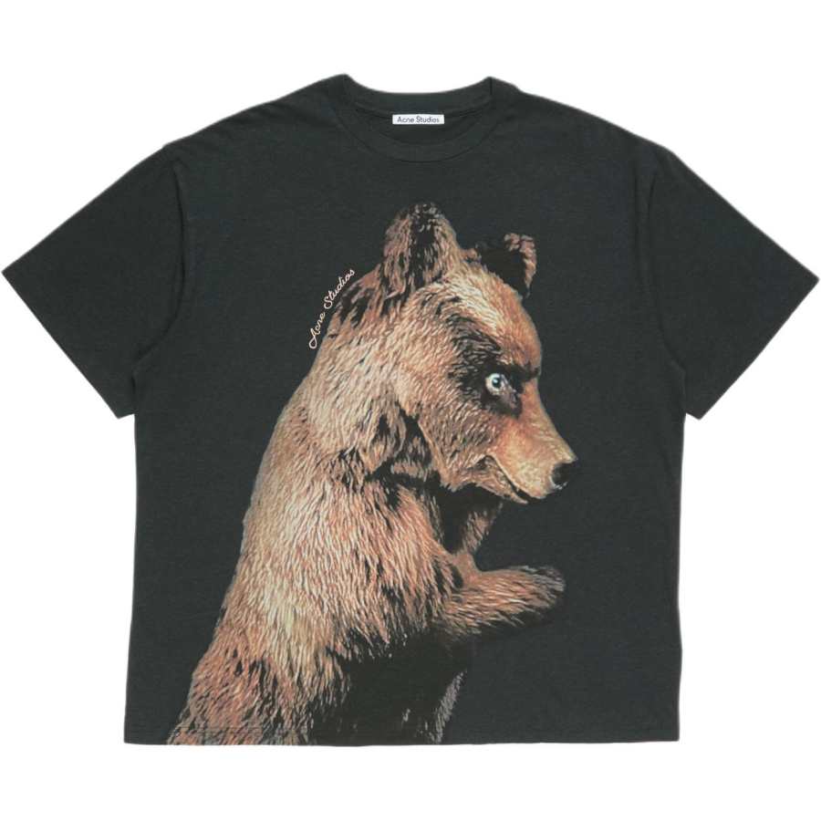 Acne Studios T Shirts Unisex Black Crew Neck