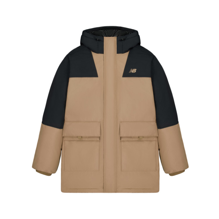 New Balance New Balance Down Jackets Men's Leather Brown Hooded Moderate Other