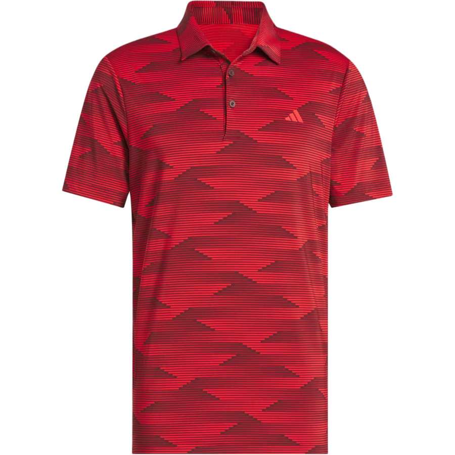 Adidas Adidas Polo Shirts Men's Red Polo Collar Moderate Other