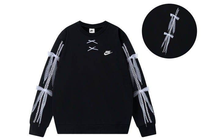 Nike Nike Sweatshirts Unisex Black Crew Neck Moderate Regular