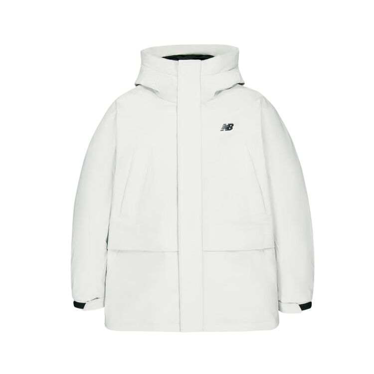 New Balance New Balance Down Jackets Unisex Light Gray Hooded Thin Other