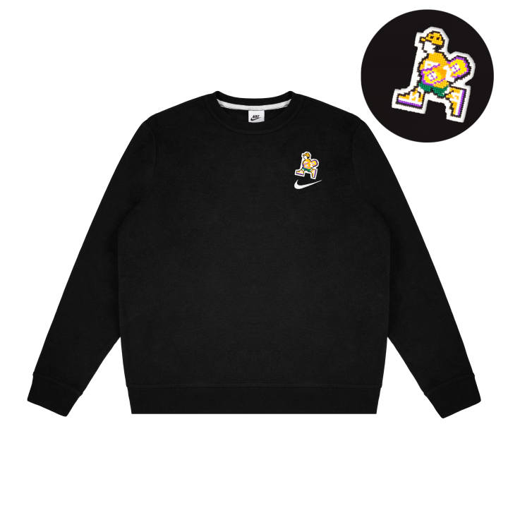 Nike Nike Dri Fit Sweatshirts Unisex Black Crew Neck Moderate Regular