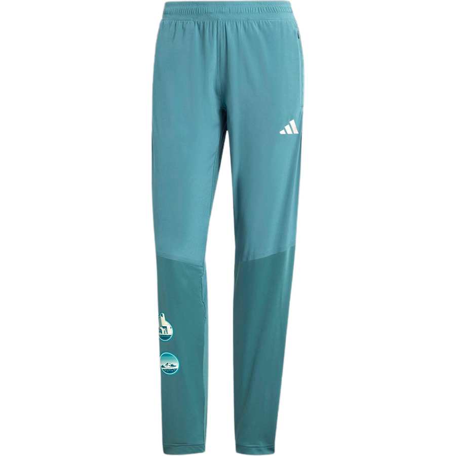 Adidas Adidas Casual Pants Women's Dark Cyan Moderate Slim Fit Pants