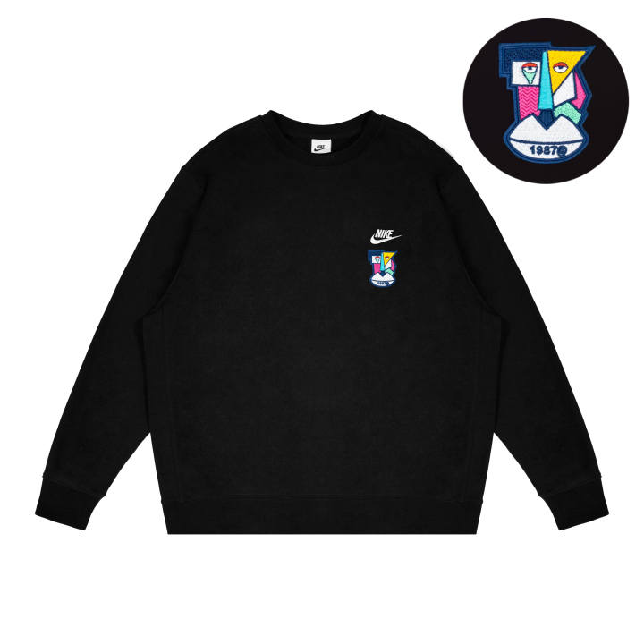 Nike Nike Dri Fit Sweatshirts Unisex Black Crew Neck Moderate Other