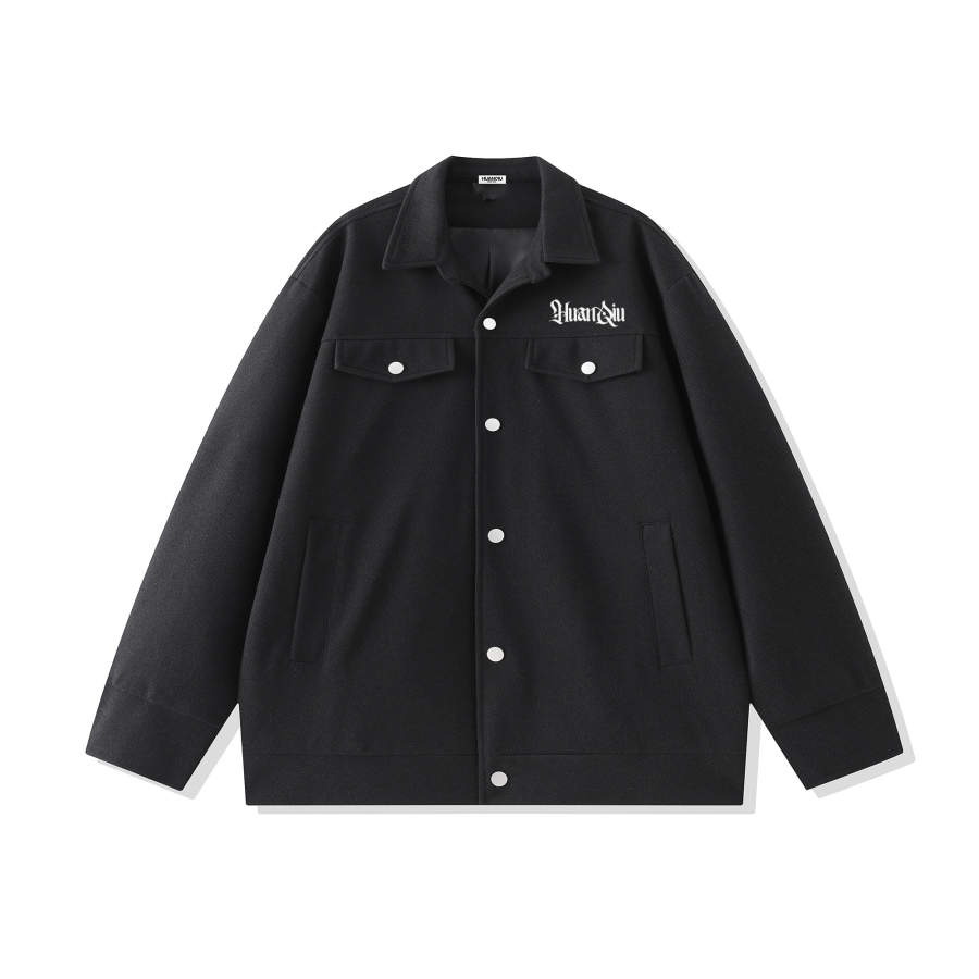 HUANQIU Jackets Unisex Lapel Moderate