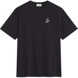 Café Kitsuné T Shirts Unisex Black Crew Neck