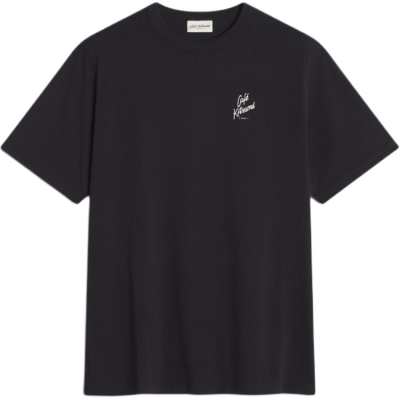 Café Kitsuné T Shirts Unisex Black Crew Neck