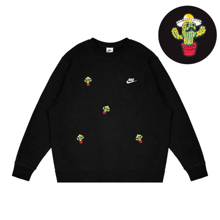 Nike Nike Dri Fit Sweatshirts Unisex Black Crew Neck Moderate Other