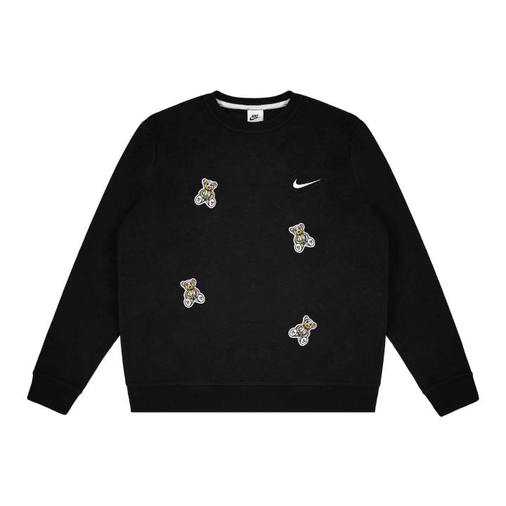Nike Nike Dri Fit Sweatshirts Unisex Black Crew Neck Moderate Regular